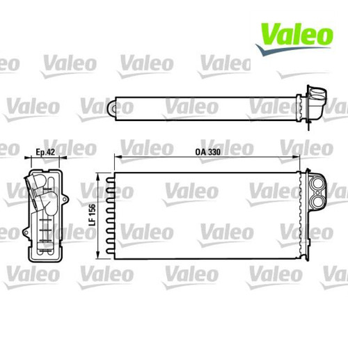 Heat exchanger interior - heat,