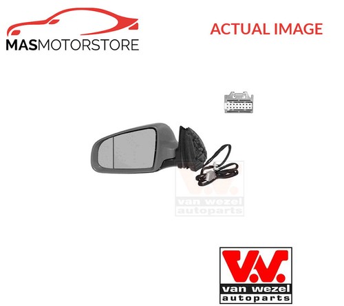 Outside rear view mirror - rear, lhd