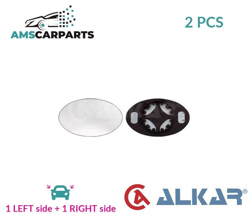 Rear view mirror glass pair - rear,