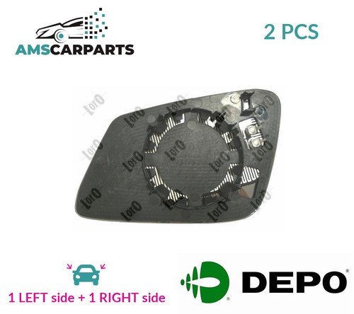 Rear view mirror glass - mirror, pair
