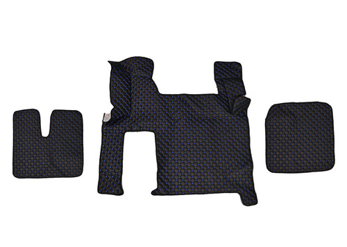 Black with blue - black,