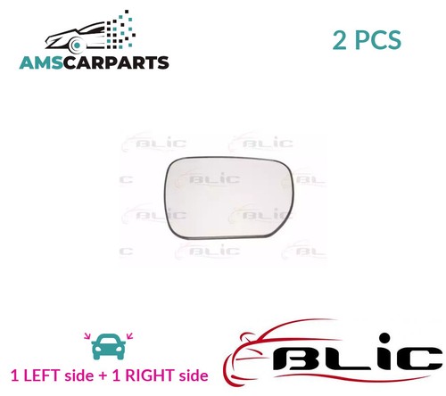 Rear view mirror glass - mirror, pair