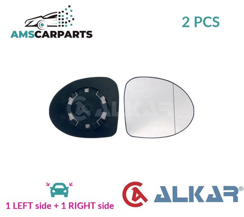 Rear view mirror glass pair - rear,