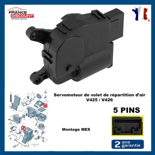 Partsline hvac air flap servo - hvac,