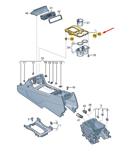 Touareg mk2 gear - 7p,
