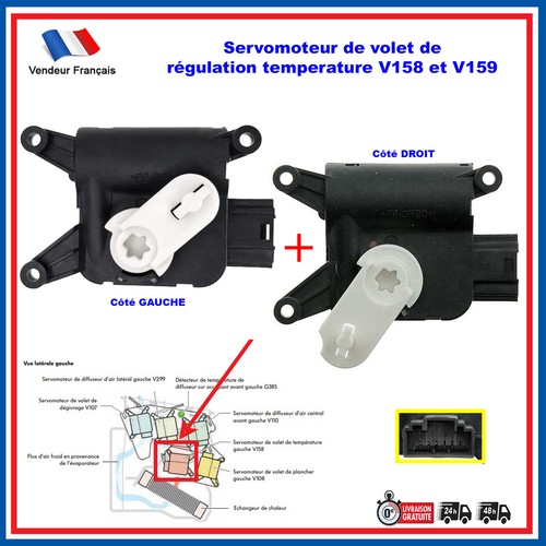 Temperature flap actuator left - temperature,