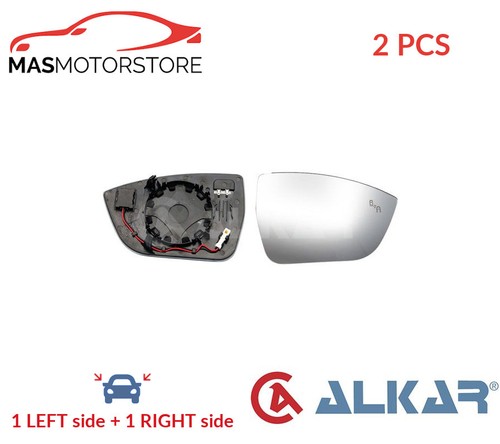 Rear view mirror glass pair - view,