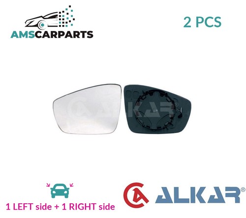 Rear view mirror glass pair - rear,