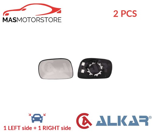 Rear view mirror glass pair - view,