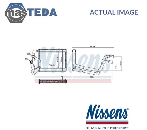 707245 heater radiator - heater,