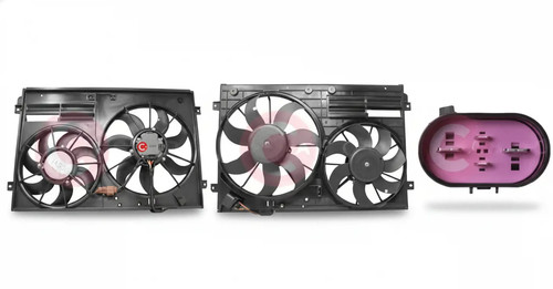 Radiator fan motor for