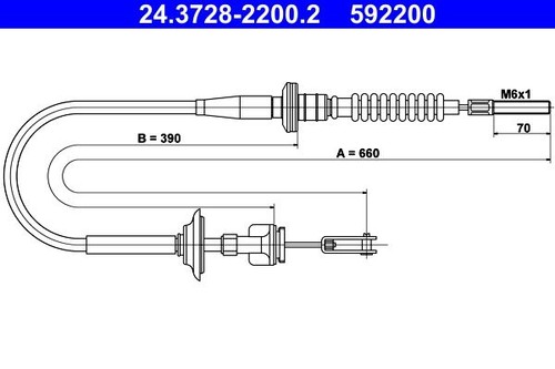Clutch cable for suzuki - for,