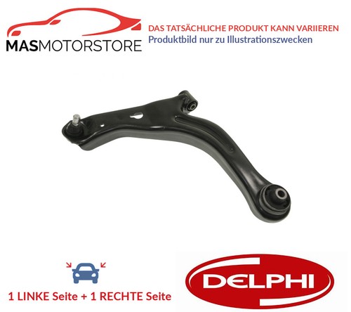 Left right wishbone set - left, front